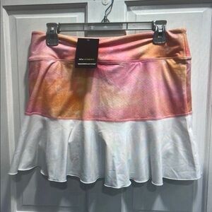 Tie-Dye Pink and Orange Skirt